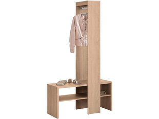 Комплект мебели для прихожей Henry, коричневый цена и информация | Комплекты в прихожую | hansapost.ee