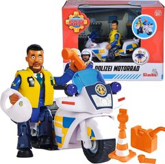 SIMBA tuletõrjuja Sami politseimootor koos Malcolmi kujukesega + Ak hind ja info | Arendavad laste mänguasjad | hansapost.ee