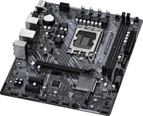 Mainboard|ASROCK|Intel H610|LGA1700|MicroATX|Memory DDR4|Memory slots 2|2xPCI-Express 3.0 1x|1xPCI-Express 4.0 16x|1xM.2|1x15pin D-sub|1xHDMI|1xDispla цена и информация | Материнские платы	 | hansapost.ee