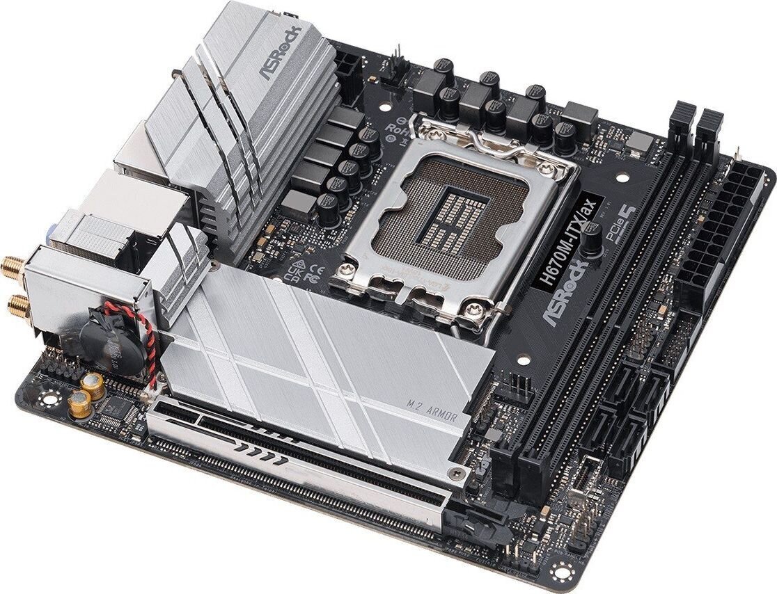 Arvuti jahutustarvik ASRock H670M-ITX, AX hind ja info | Emaplaadid | hansapost.ee