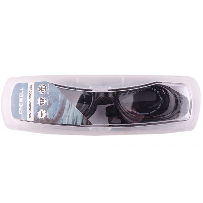 Crowell Sharki ujumisprillid mustad hind ja info | Ujumisprillid | hansapost.ee