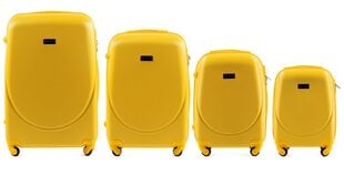 4-osaline kohvite komplekt Wings 310-4, kollane price and information | Suitcases, travel bags | hansapost.ee