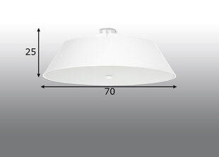 Потолочный светильник Sollux Vega 70 цена и информация | Потолочные светильники | hansapost.ee