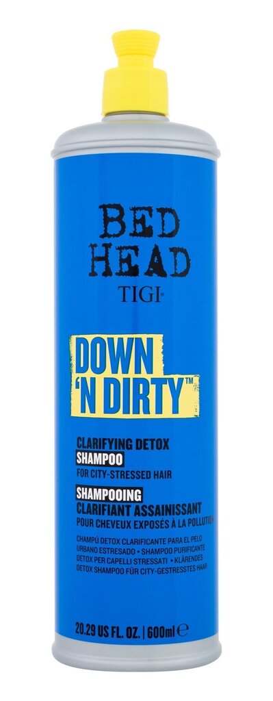 Sügavpuhastav šampoon Tigi Bed Head Down N Dirty 600 ml hind ja info | Šampoonid | hansapost.ee