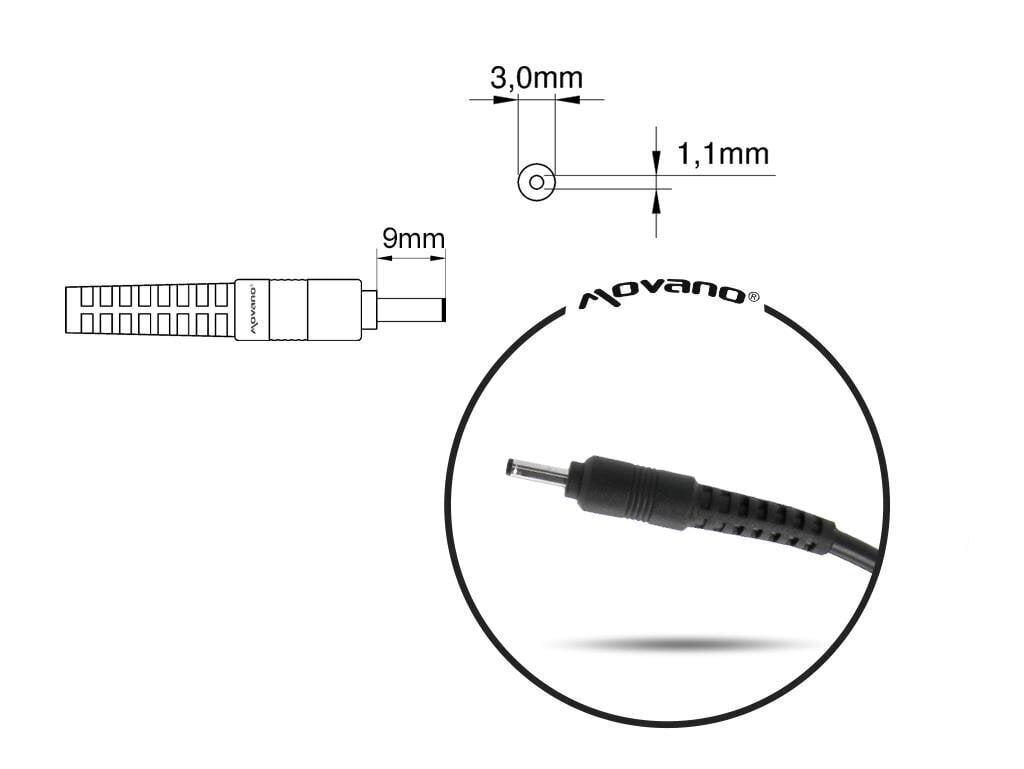 Mitsu 19V, 2.1A, 40W цена и информация | Sülearvuti laadijad | hansapost.ee