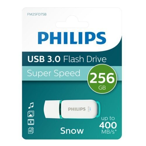 Philips USB 3.0 Mälupulk Snow Edition (violetne) 64 GB 256GB цена и информация | Mälupulgad | hansapost.ee