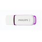 Philips USB 2.0 Mälupulk Snow Edition (violetne) 64 GB цена и информация | Mälupulgad | hansapost.ee