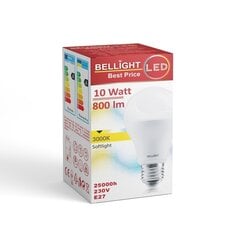 Led pirn Bellight BELL001 E27 A60 10W 3000K 800LM hind ja info | Lambipirnid ja LED-pirnid | hansapost.ee