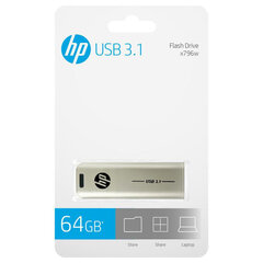 HP x796w 64 GB USB 3.2 цена и информация | HP Накопители данных | hansapost.ee