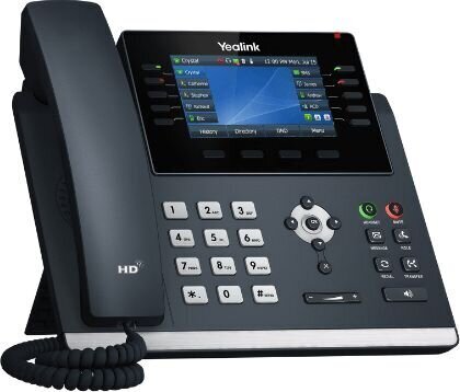 Yealink SIP-T46U, must цена и информация | Lauatelefonid | hansapost.ee
