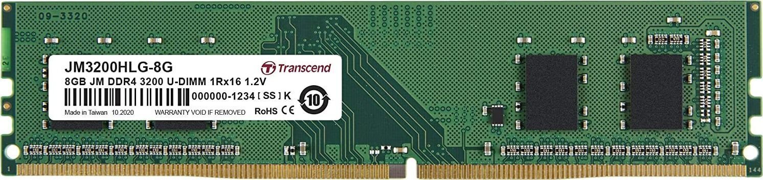 Transcend JM3200HLG-8G цена и информация | Operatiivmälu | hansapost.ee