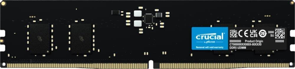 MEMORY DIMM 8GB DDR5-4800/CT8G48C40U5 CRUCIAL цена и информация | Operatiivmälu | hansapost.ee