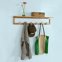 Вешалка для одежды SoBuy FHK06-N, коричневая цена и информация | SoBuy Мебель для прихожей | hansapost.ee