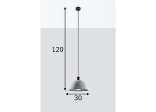 Потолочный светильник Sollux Pablito цена и информация | Потолочные светильники | hansapost.ee