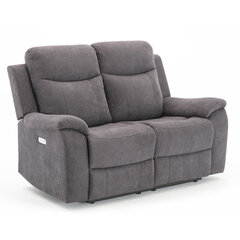 Двухместный диван Recliner Milo 155x96xH103 см, серый цена и информация | Кресла для отдыха | hansapost.ee