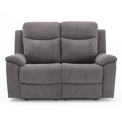 Двухместный диван Recliner Milo 155x96xH103 см, серый цена и информация | Кресла | hansapost.ee