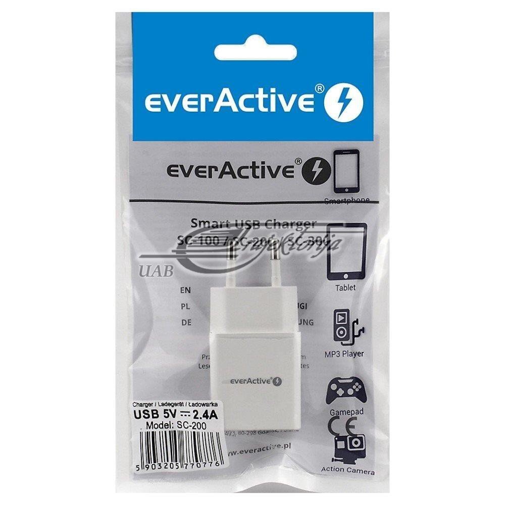 EverActive SC200 цена и информация | Laadijad mobiiltelefonidele | hansapost.ee