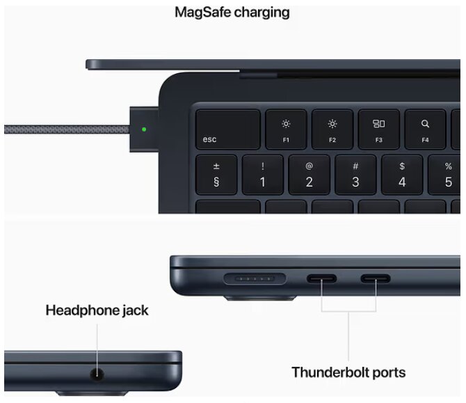 Apple MacBook Air 13” Apple M2 8/512GB Midnight INT MLY43ZE/A цена и информация | Sülearvutid | hansapost.ee