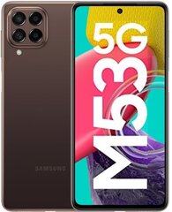 Samsung Galaxy M53 5G, 128ГБ, Две SIM-карты, коричневый цена и информация | Мобильные телефоны | hansapost.ee