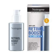 Päevakreem Neutrogena Retinol Boost SPF15 50 ml price and information | Face creams | hansapost.ee