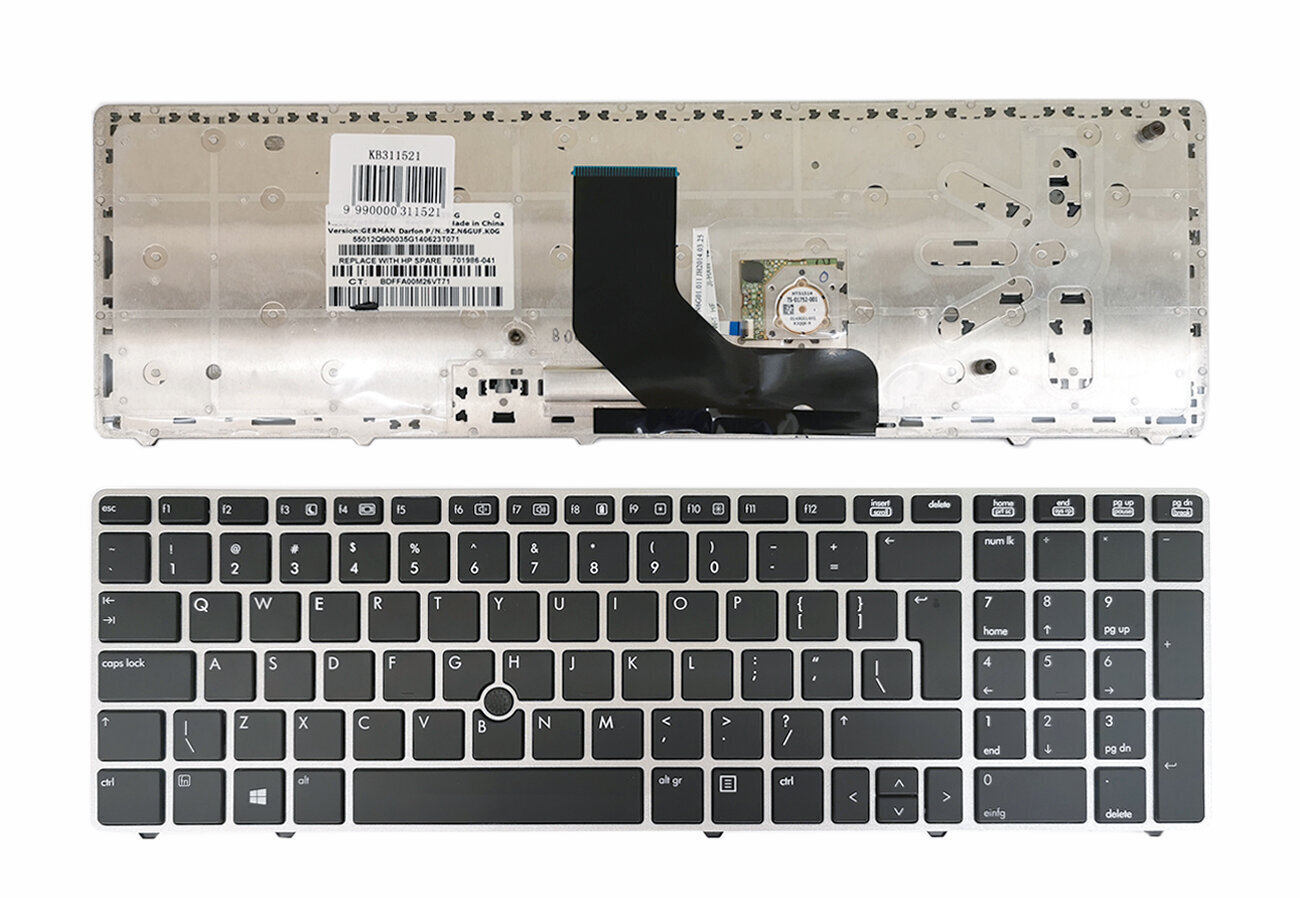 HP ProBook 6560B, 6565B, 6570B (US) цена и информация | Arvutikomponentide tarvikud | hansapost.ee