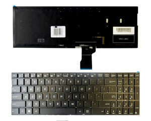 Клавиатура ASUS: UX52, UX52A, UX52V, UX52VS, UX501 с подсветкой цена и информация | Аксессуары для компонентов | hansapost.ee