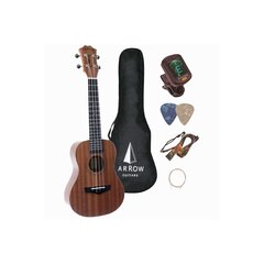 Kontsert ukulele komplekt Arrow MH10 sapele hind ja info | Kitarrid | hansapost.ee