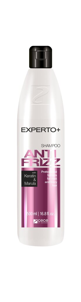 Šampoon kuivadele juustele Cece Experto+ Anti Frizz, 500 ml цена и информация | Šampoonid | hansapost.ee