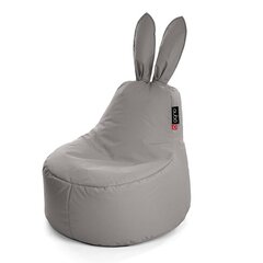 Kott-tool Qubo™ Baby Rabbit, gobelään, helehall hind ja info | Kott-toolid, tugitoolid ja tumbad lastele | hansapost.ee