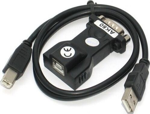 USB-muundur - RS232 COM - AK50 CH341 hind ja info | USB adapterid ja jagajad | hansapost.ee