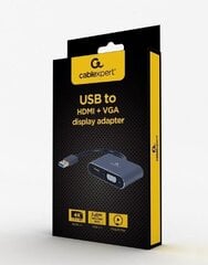 Gembrid USB3/HDMI/VGA цена и информация | Адаптеры и USB-hub | hansapost.ee