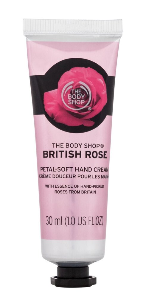 Kätekreem The Body Shop British Rose 30 ml цена и информация | Kehakreemid, kehaõlid ja losjoonid | hansapost.ee