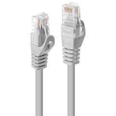 КАБЕЛЬ CAT5E U/UTP 0.5M/GREY 48361 LINDY цена и информация | Кабели и провода | hansapost.ee