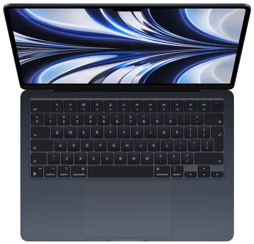 Notebook|APPLE|MacBook Air|MLY33ZE/A|13.6"|2560x1664|RAM 8GB|SSD 256GB|8-core GPU|ENG|macOS Monterey|Midnight|1.24 kg|MLY33ZE/A цена и информация | Sülearvutid | hansapost.ee