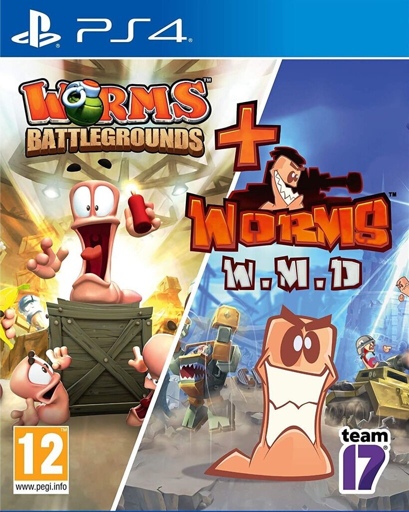 Worms Battleground + Worms WMD PS4 цена и информация | Konsooli- ja arvutimängud | hansapost.ee