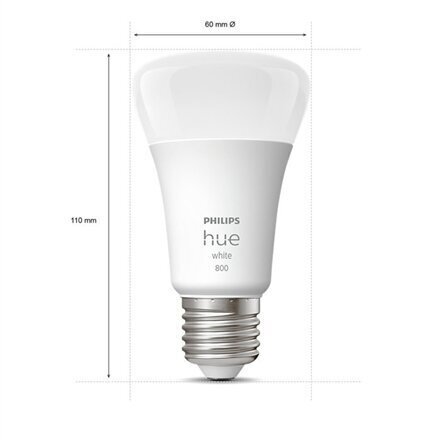 Nutikad LED pirnid Philips Hue E27 9W 800lm, 4 tk. hind ja info | Lambipirnid ja LED-pirnid | hansapost.ee