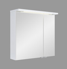 Подвесной шкафчик для ванной комнаты Eliza, 60x62x24 см, белый цена и информация | Шкафчики для ванной | hansapost.ee