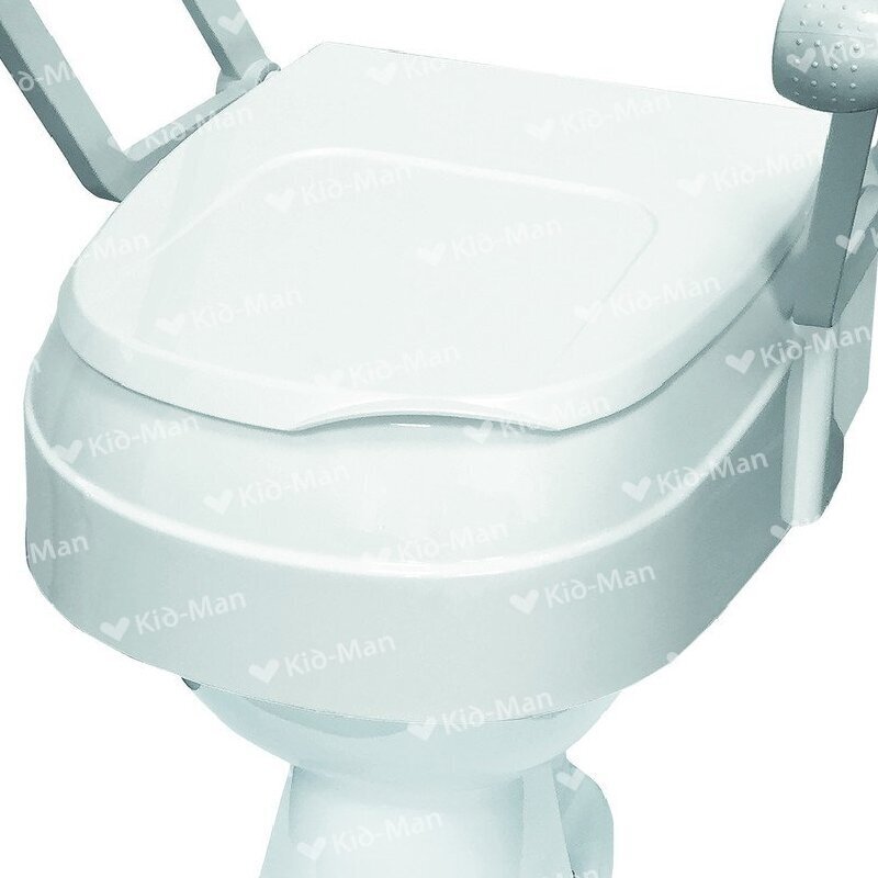Reguleeritava kõrgusega WC-iste koos kattega цена и информация | Põetamisvahendid ja hooldusvahendid | hansapost.ee