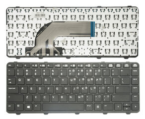 Клавиатура HP Probook 430 G2, 440 G0, 440 G1, 440 G2, 445 G2, 630 G2, 640 G1, 645 G1. with frame цена и информация | Аксессуары для компонентов | hansapost.ee