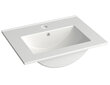 Alumine vannitoakapp RB Bathroom Scandic kraanikausiga 51 cm, must цена и информация | Vannitoakapid | hansapost.ee