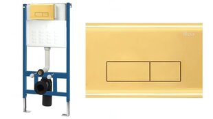 Peidetud WC raam Rea Light Gold hind ja info | WC-poti lisatarvikud | hansapost.ee