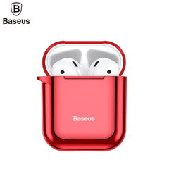 Ümbris Baseus Metallic Shining Ultra-thin Silicone Protector Case with Hook for Airpods, Red hind ja info | Baseus Arvutid ja IT- tehnika | hansapost.ee