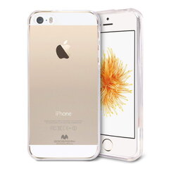 Mercury Jelly Супер-тонкий задний чехол для Apple iPhone 5 / 5S / iPhone SE Прозрачный цена и информация | Чехлы для телефонов | hansapost.ee