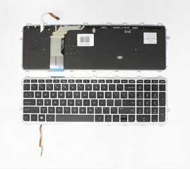 Клавиатура HP Envy TouchSmart: 15-J, 17-J, M7-J, 17T-J с рамкой с подсветкой цена и информация | Аксессуары для компонентов | hansapost.ee