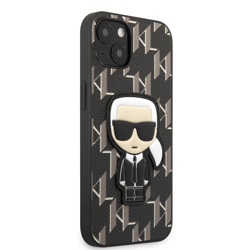 Karl Lagerfeld Monogram Ikonik ümbris, iPhone 13 Black hind ja info | Telefonide kaitsekaaned ja -ümbrised | hansapost.ee