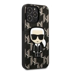 Karl Lagerfeld Monogram Ikonik ümbris, iPhone 13 Pro Black hind ja info | Telefonide kaitsekaaned ja -ümbrised | hansapost.ee