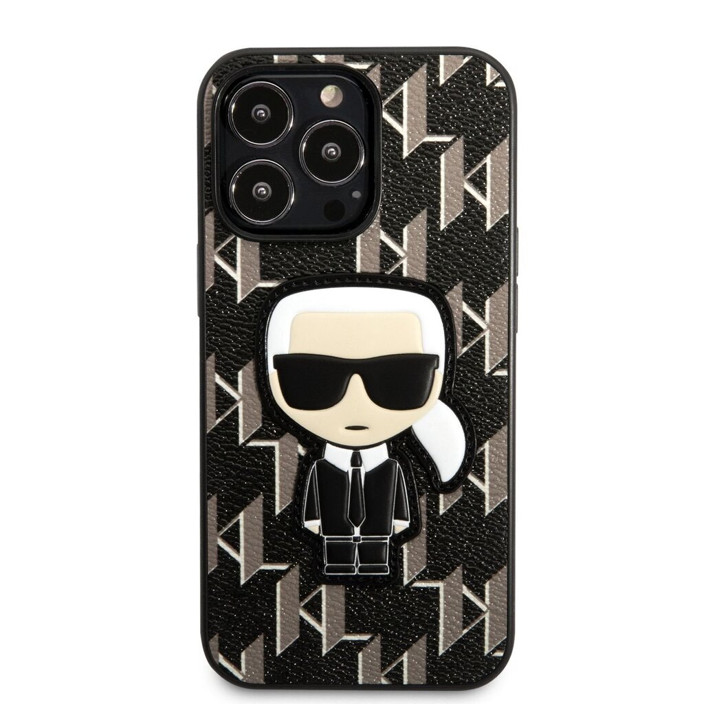 Karl Lagerfeld Monogram Ikonik ümbris, iPhone 13 Pro Black hind ja info | Telefonide kaitsekaaned ja -ümbrised | hansapost.ee