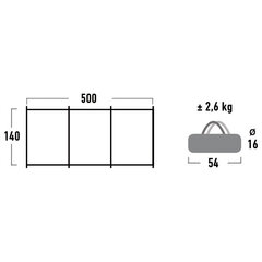 Rannakaitseala High Peak Mistral j.c 10015, hall / sinine hind ja info | Telgid | hansapost.ee