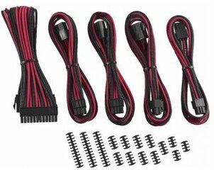 CableMod 8+6 Series Classic ModMesh Sleeved Cable Extension Kit Red цена и информация | Кабели и провода | hansapost.ee