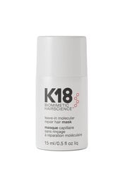 Несмываемая маска для молекулярного восстановления волос K18 Peptide™ Mask, 15 мл цена и информация | Маски, масла, сыворотки | hansapost.ee